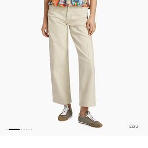 EUC Damson Madder Drew Coin Pocket Relaxed Jeans in Ecru